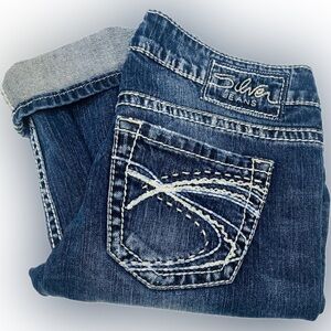 Silver Jeans Santorini Capri Size 28